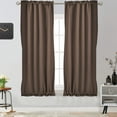 thumbnail image 6 of Ycandiee Curtain,Front Door Curtain ,Linen Sheer Door Curtain Panels ,Thermal Insulated Rod Pocket Blackout Door Curtains Privacy Side Door Window Curtains,Adjustable ,for Sliding Glass Door, 6 of 8
