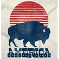 thumbnail image 2 of Vintage Patriotic American Buffalo Crewneck T Shirts Boy Girl Teen Brisco Brands XS, 2 of 6