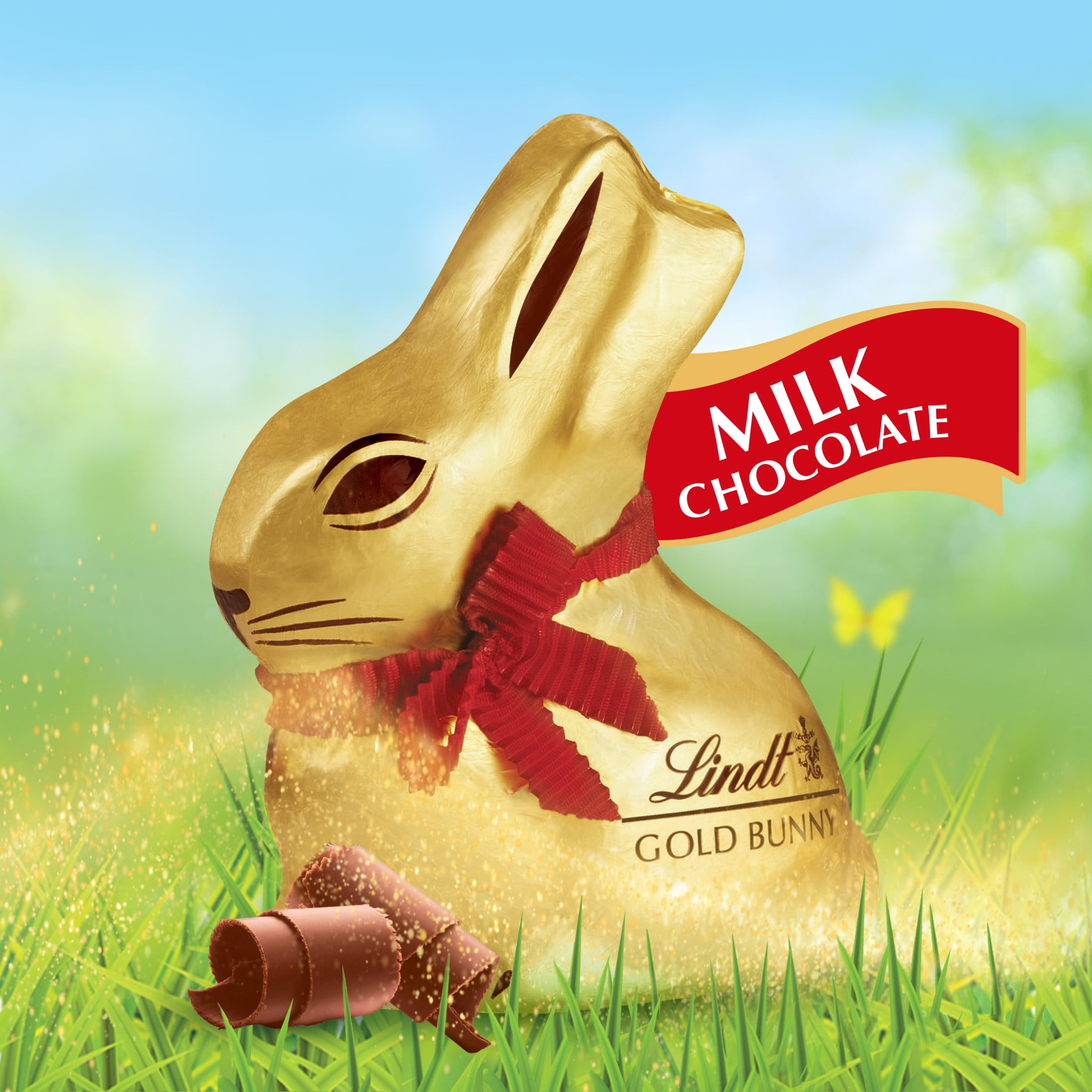 Lindt 　うさぎ Lindt Gold Bunny, Hollow Milk Chocolate, Easter Candy, 3.5