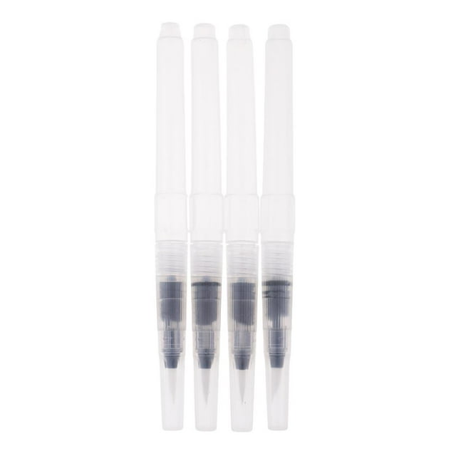 Abbracc 4x Refillable Water Brush Pen Ink Painting Watercolor Drawing Marker Pen - Medium