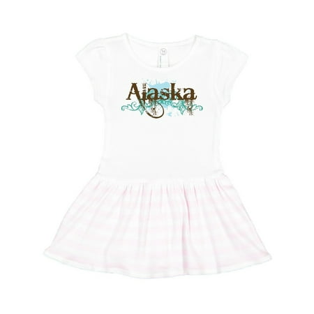 

Inktastic Alaska Grunge Gift Toddler Girl Dress