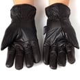 thumbnail image 3 of Alpine Swiss Mens Gloves Dressy Genuine Leather Warm Thermal Lined Wrist Strap, 3 of 7