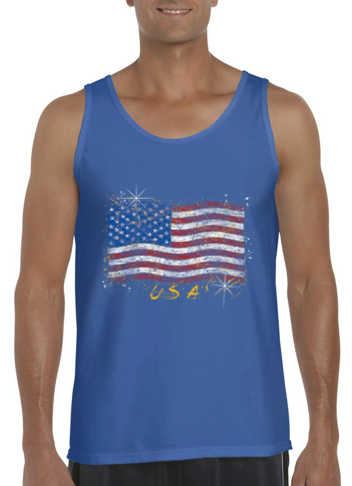 Artix - Mens American Flag USA Tank Top - Walmart.com - Walmart.com