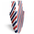 thumbnail image 3 of Harbour Stripe Shopping Tote Bag, Vintage Barber Pole Helix of Colored Stripes Medieval Contrast Design, Sturdy Fabric Foldable Lightweight Market Bag for Daily Use, Blue Red White, by Ambesonne, 3 of 4