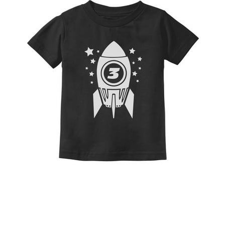 

Tstars Boys Unisex 3rd Birthday Gift Birthday Gift for 3 Year Old Tshirt Space Rocket Birthday Shirts for Boy Graphic Tee B Day Birthday Party Toddler Infant Kids T Shirt