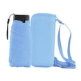 thumbnail image 4 of Small Umbrella Durable Sun Umbrella 6 Ribs Folding Umbrella Compact Umbrella Light Blue, 4 of 8