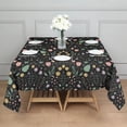 thumbnail image 3 of Pioneer Flower Floral Print Pattern Square Tablecloth, Waterproof Wipeable Spillproof Washable Table Cover for Home Kitchen Party Decor, 42"x42", 3 of 6