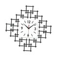 thumbnail image 2 of Reloj de pared acrílico, arte mural, sencillo, elegante, único, negro, silencioso, moderno para estudio 30 centímetros, 2 of 9