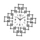 thumbnail image 2 of Reloj de pared acrílico, arte mural, sencillo, elegante, único, negro, silencioso, moderno para estudio 30 centímetros, 2 of 9