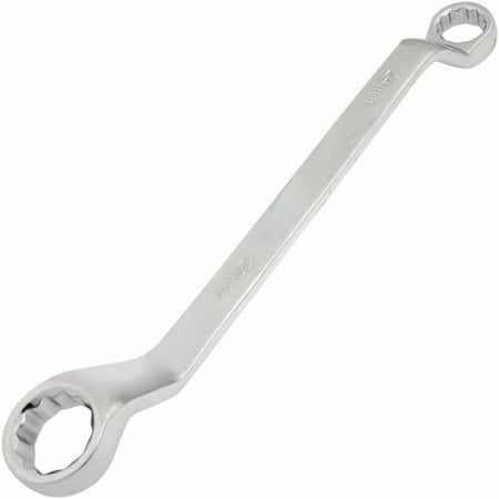 

High-quality durable 18mm x 21mm chrome vanadium steel double ring spanner with offset design for easier access. Ideal for professional mechanics ensures secure grip on nuts and bolts.