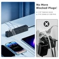 thumbnail image 5 of RONY 5ft Surge Protector Power Strip, 9 AC Outlets and 5 USB Ports, Extension Cord for Home Office Dorm Travel, Black, 5 of 8