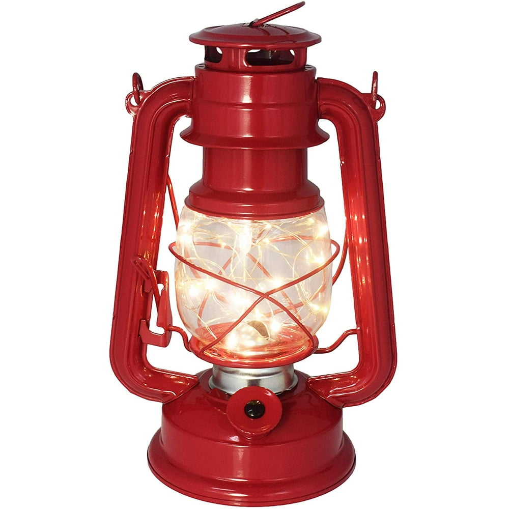 Vintage Led String Lantern with 3 Light modes-Red - Walmart.com ...
