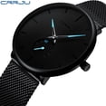 thumbnail image 2 of CRRJU, relojes de moda para hombre, reloj de cuarzo de lujo de marca superior, reloj deportivo informal resistente al agua de acero de malla delgada para hombre, reloj Masculino Tan Jianjun unisex, 2 of 2