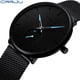thumbnail image 2 of CRRJU, relojes de moda para hombre, reloj de cuarzo de lujo de marca superior, reloj deportivo informal resistente al agua de acero de malla delgada para hombre, reloj Masculino Tan Jianjun unisex, 2 of 2