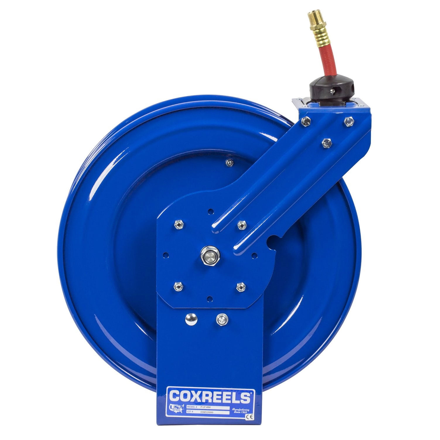 Coxreels P Series Low Pressure Spring Driven Retractable Air and Water Hose Reel