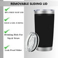 thumbnail image 3 of Nana Tumbler 20 oz Best Nana Ever Vacuum Insulated Travel Coffee Mug Cup Tumbler, Mothers Day Gifts for Grandmother Travel Mug - Black, 3 of 3