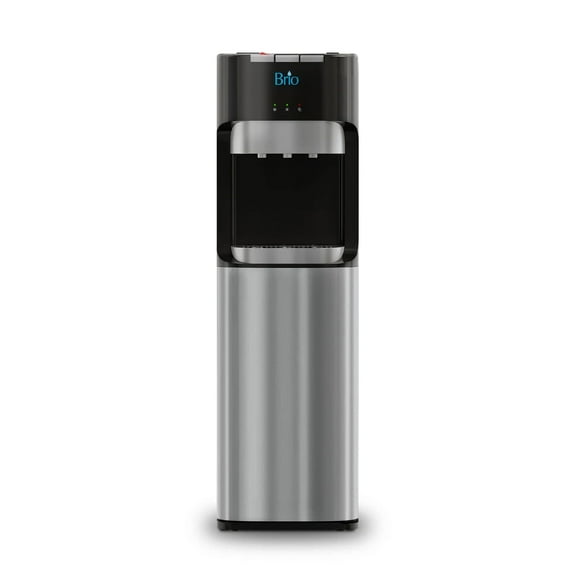 Brio Bottom Load Water Cooler Dispenser with Hot, Cold and Room Temperature Water, Height 41.4"
