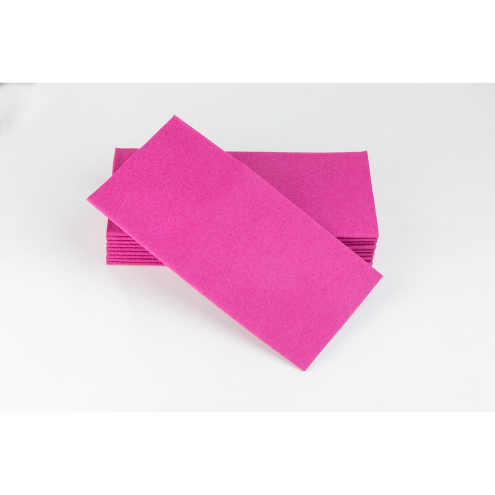 Simulinen Dinner Napkins Disposable, MAGENTA, ClothLike Elegant