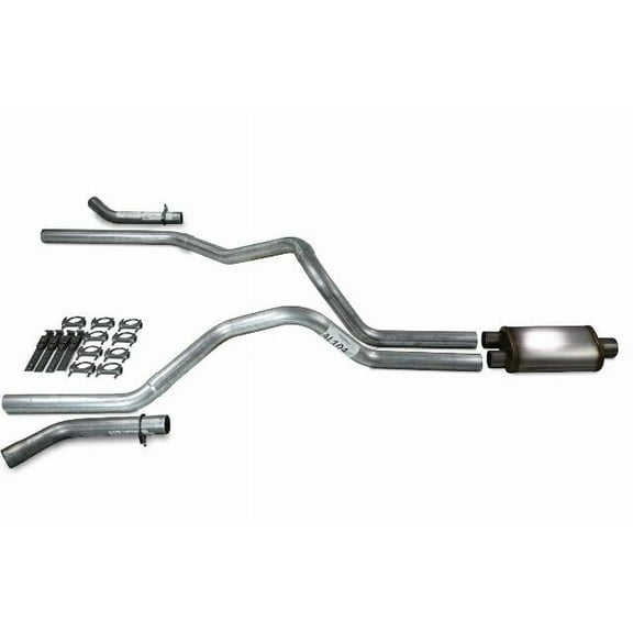 Ford F-150 Truck 98-03 2.5" Dual Exhaust Kit Stainless Muffler Corner Exit