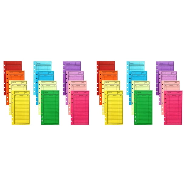 24 Sobres Económicos, de Sobres para Tarjetas En Efectivo, Ahorro de Dinero, , Diseño Vertical Y Perforaciones