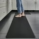 thumbnail image 1 of Alfombra de cocina, alfombra a prueba de aceite, felpudo antideslizante e impermeable para el hogar, baño, oficina (gris elegante, 44x74cm, 44x120cm), 1 of 1