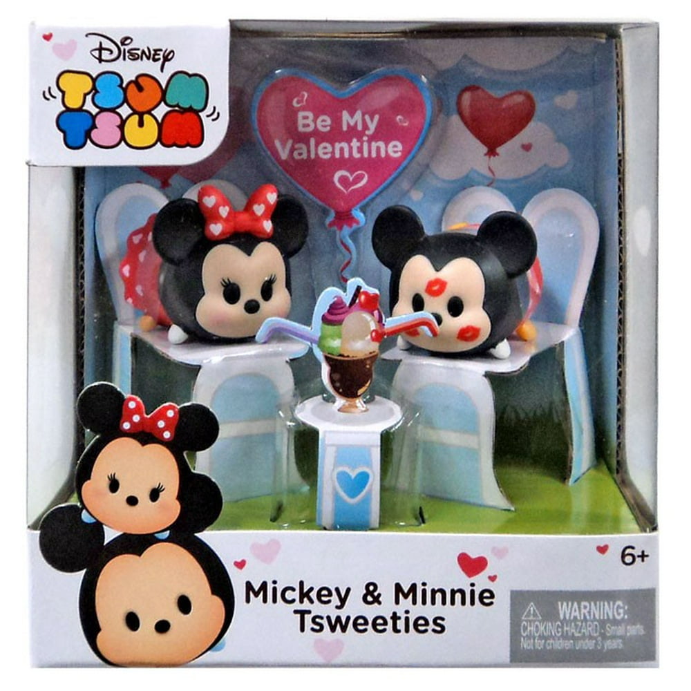 Disney Tsum Tsum Mickey & Minnie Tsweeties Minifigure Set - Walmart.com - Walmart.com