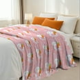 thumbnail image 4 of Easter Throw Blanket, Warm Fleece Flannel Bed Blanket, Lightweight Easter Blanket for Sofa Bed Couch 40"x50", 4 of 8