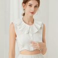 thumbnail image 4 of CAILDANL Fake Collar Detachable Faux Collar Half Shirt Women Blouse False Collar Dickey, 4 of 6