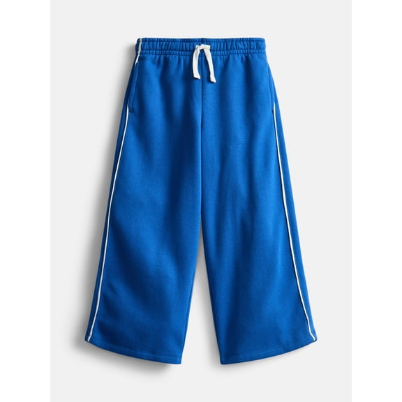 Wonder Nation Little Girls Wide Leg Pants, Sizes 4-10