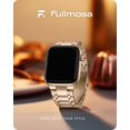 thumbnail image 2 of Correa Fullmosa Metal para Apple Watch, 42 mm, serie 10, oro rosa, 2 of 7