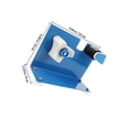 thumbnail image 2 of TABLZONE Distributeur de Ruban d'Emballage Bleu avec Construction en Fer Robuste et Support à Succion, 2 of 8