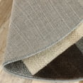 thumbnail image 4 of Superior Modern Geometric Fire Retardant and Anti-Static Indoor Area Rug, 5' Round, Grey, 4 of 6