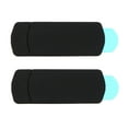 thumbnail image 1 of AURARMLET 2Set Phone Camera Lens Cover ABS Black for Daily Use General Users, 1 of 8
