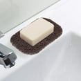 thumbnail image 4 of 1 Pack Soap Saver Holder for Bar Soap Shower Bathroom Dish Self Draining Lift Pad Porous Construction air circulate 2.9" x 4.5" Non-BPA Non- Durable(Brown), 4 of 5