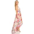 thumbnail image 4 of Sakkas Lizi 2025 Womens Maxi High-low Halter Handkerchief Long Dress Beach Party - 622 - One Size, 4 of 5