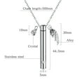 thumbnail image 5 of Walbest Pet Urn Pendant Necklaces Ashes Cremation Keepsake Memorial Jewelry, 5 of 7
