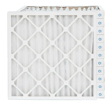 Pamlico Air 25x25x2 MERV 8 Pleated AC Furnace Air Filters. Case of 12. Actual Size: 24-1/2 x 24-1/2 x 1-3/4