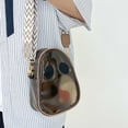 thumbnail image 4 of ibiyuan Halloween Pumpkin Clear Crossbody Purse, Transparent Novelty Ghost Purse Cute Spooky Season Shoulder Bag for Women, 4 of 7