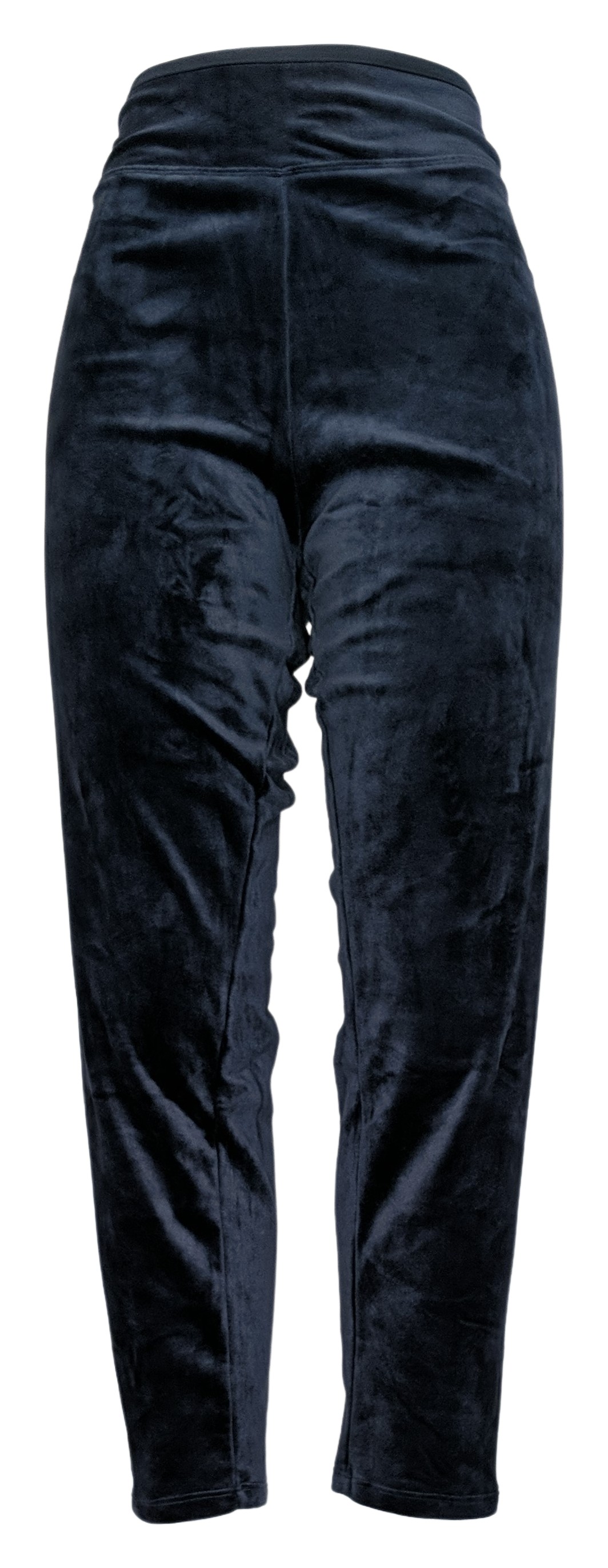 Cuddl Duds Leggings Sz XL Double Plush Velour Jegging Blue A293100