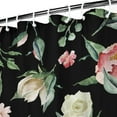 thumbnail image 4 of Waterproof Pioneer Shower Curtain 72x84 Inch Polyester Unique Cute Floral Shower Curtain for Bathroom Hotel Home Decor with 12 Plastic Hooks, 4 of 5