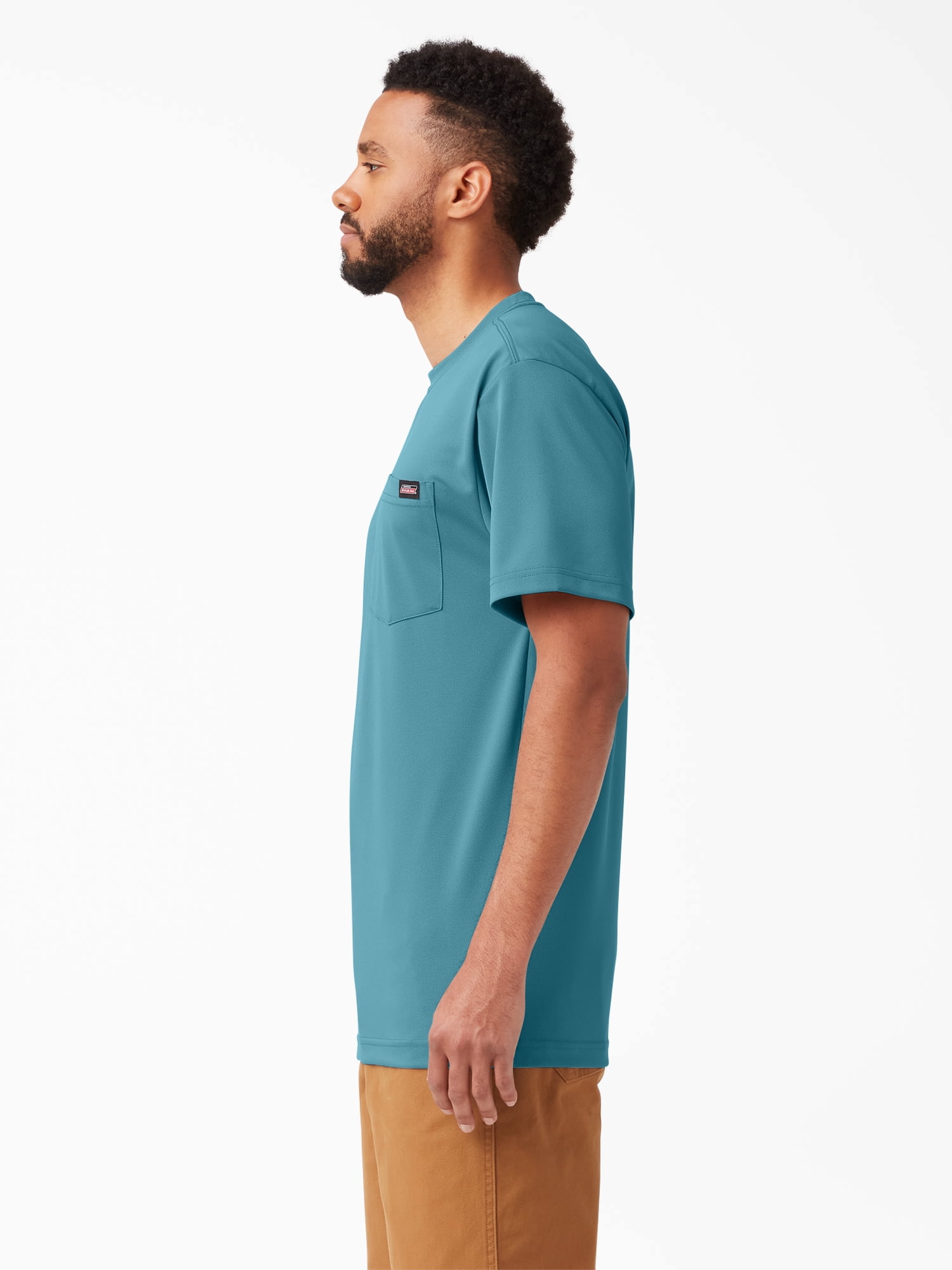 Genuine Dickies Men's Relaxed Fit Performance Polyester Tee Shirt