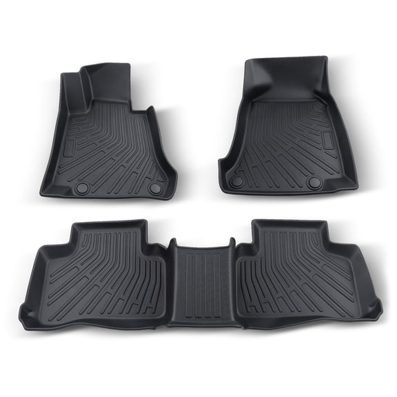 kimllier 3PCS Floor Mats Black TPE Replacement for GLC Class 2016-2022