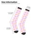 thumbnail image 2 of Fotbe Heart Buffalo Plaid Calcetas Divertidas Estampadas para Hombre y Mujer, Calcetas de Algodón hasta la Rodilla para Caminar, Correr, Enfermería y Embarazo, 2 of 6
