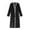 Black, variant on IYTR Mens Robe Flannel Bathrobe Thickened Coral Velvet Nightgown Long Home Clothes Black XXL