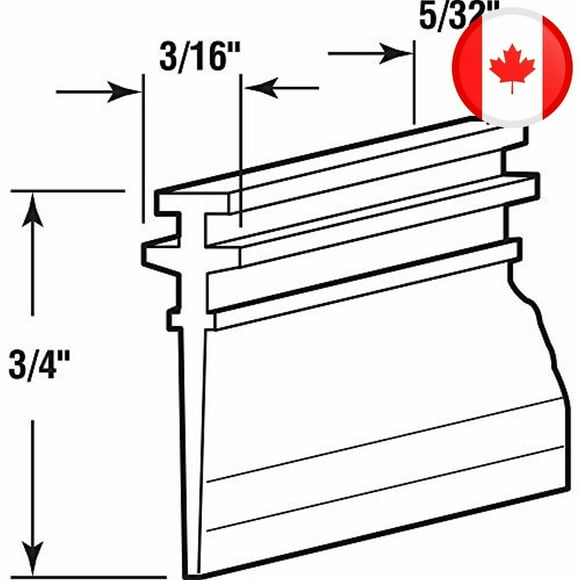 Shower Door Seal Strip, FilterMee Brand, 36 Inch Long.
