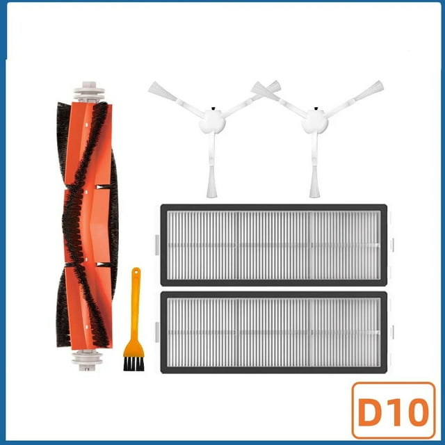 Accessoires Dreame Bot D10 Plus RLS3D Aspirateur Robot Filtre Hepa Brosse Principale Côté Sac à Poussière Pièces de Rechange