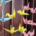 thumbnail image 4 of GOOHOCHY 100pcs Origami Crane Place Cards Origami Crane Bridal Shower Decor Origami Proposal Decor Multicolor Origami Paper Cranes For Bridal Shower And Birthday Party Decorations, 4 of 8