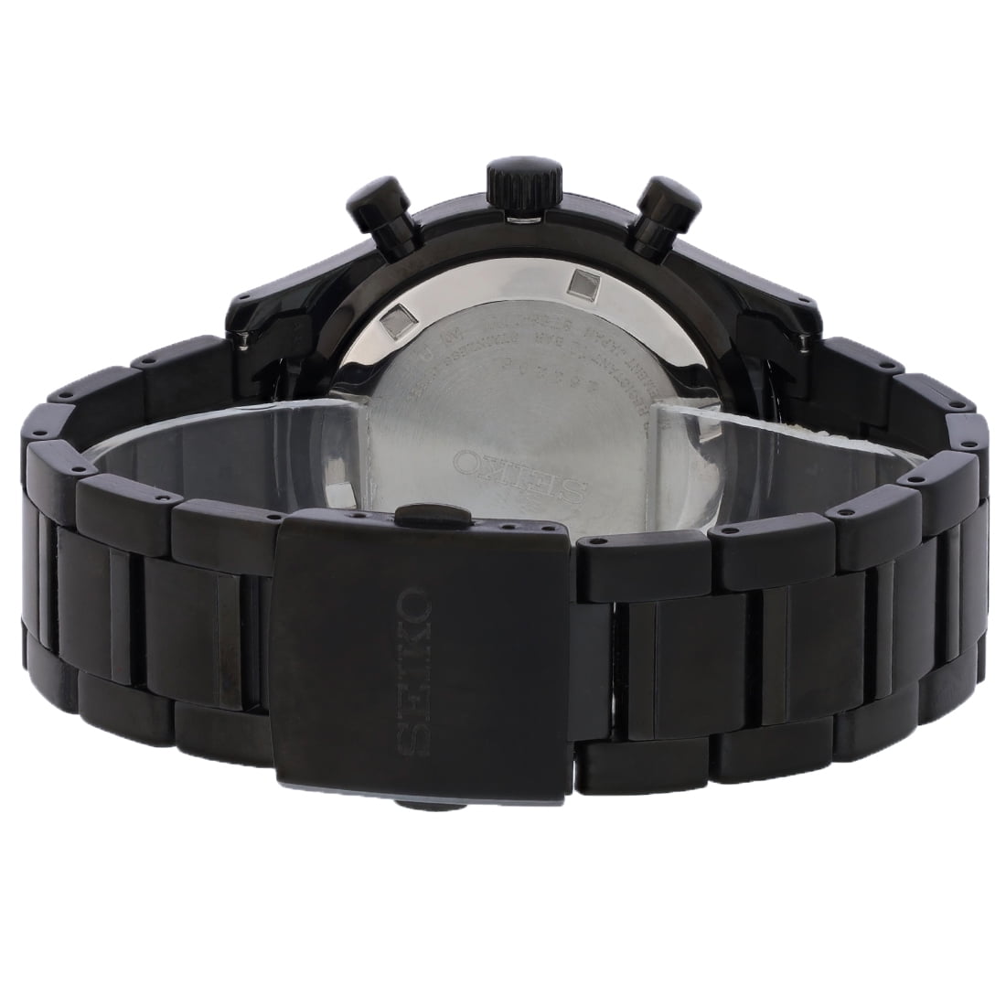 Seiko Essentials Edition Quartz Chronograph Watch, Black