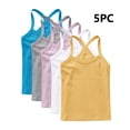 thumbnail image 4 of Crunowin Boys And Girls Summer 5-Pack Tank Tops, Lightweight Cotton Y-Strap Round Neck Casual Kids Vest Size 10 White, 4 of 10