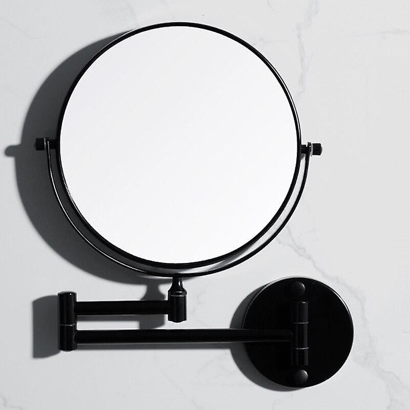 Drill Free Bathroom Wall Mounted Folding Mirror Double Side Makeup